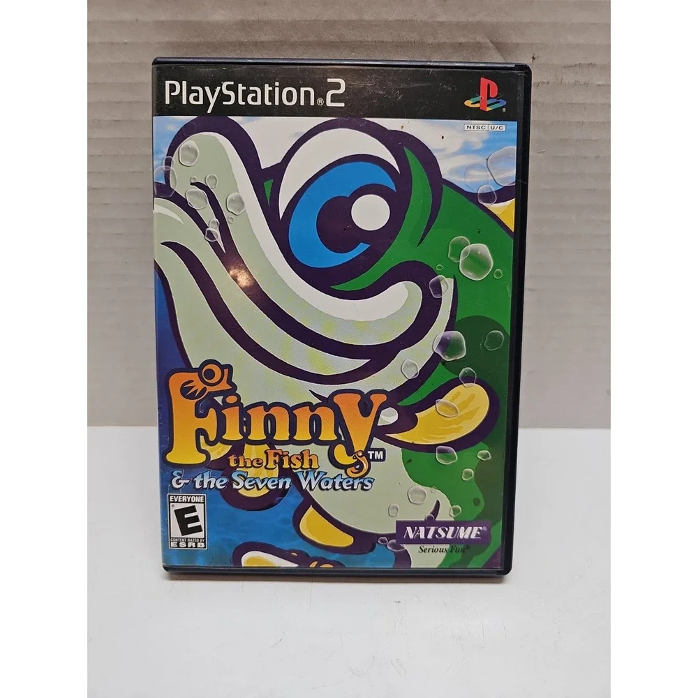 Finny the‎ Fish & the Seven Waters - Sony PlayStation 2 - W/ Instructions Manaul